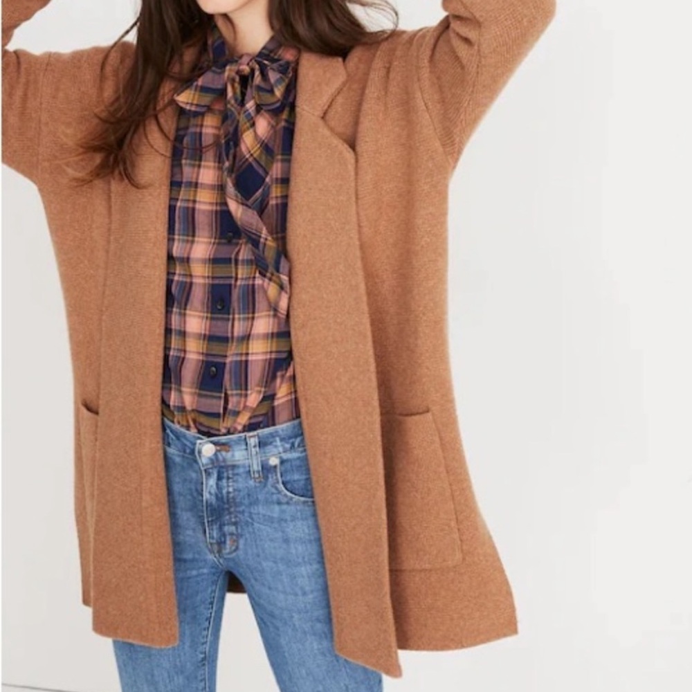 Madewell wool blend Spencer sweater blazer - size S